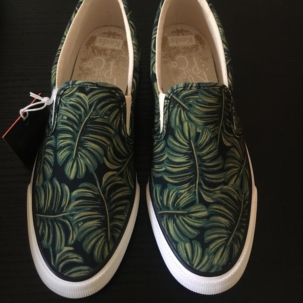 Rifle Paper Co for Keds Jungle Print Slip-Ons